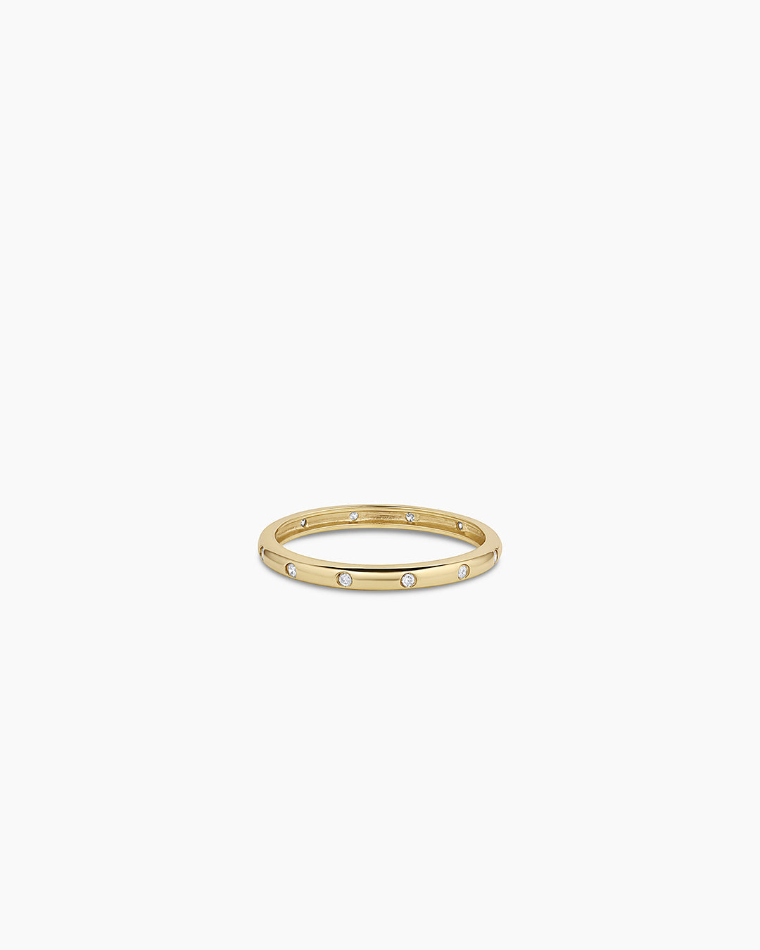 Diamond Lou Helium Ring || option::14K Solid Gold