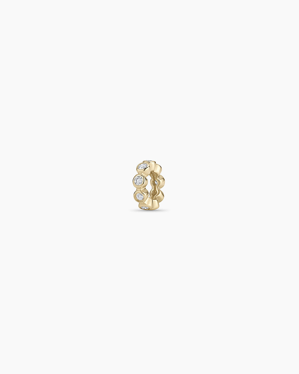 Classic Diamond Halo Charm || option::14K Solid Gold