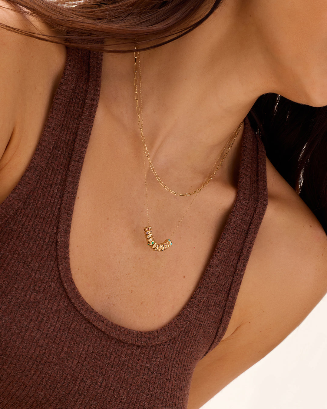 14K Gold Birthstone Halo Charm || option::14K Solid Gold, Turquoise - December