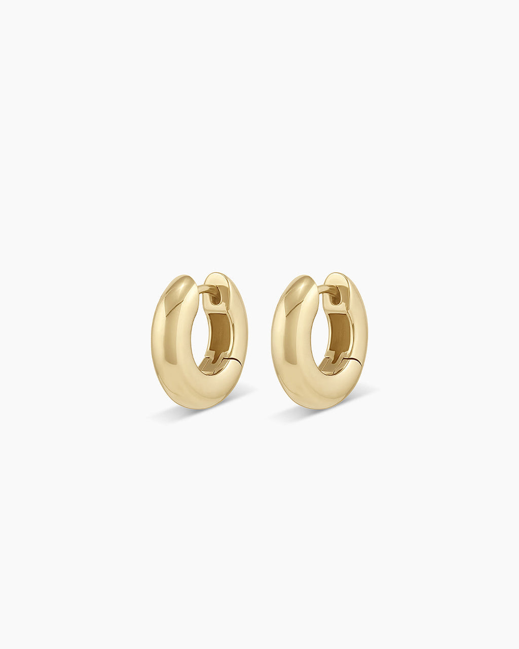 Lou Huggie Earring || option::14K Solid Gold